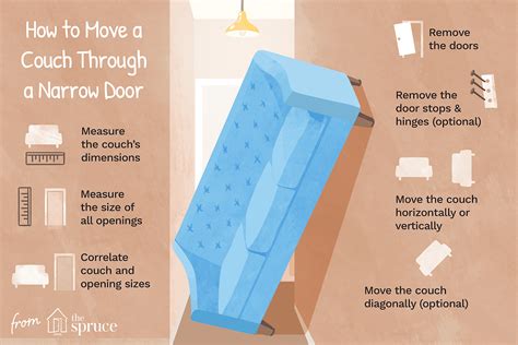 how to get a couch through a door - moving a couch through narrow door.